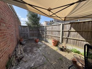 Gazabo side of garage- click for photo gallery